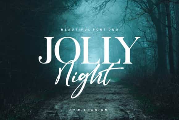 Jolly Night Font Duo Image 1