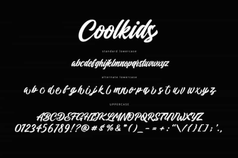 Coolkids Script Font Image 2