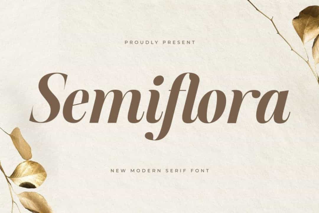 Semiflora Font Image 7