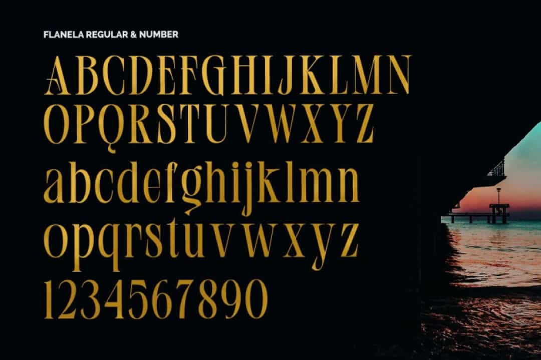 Flanela Font Image 9