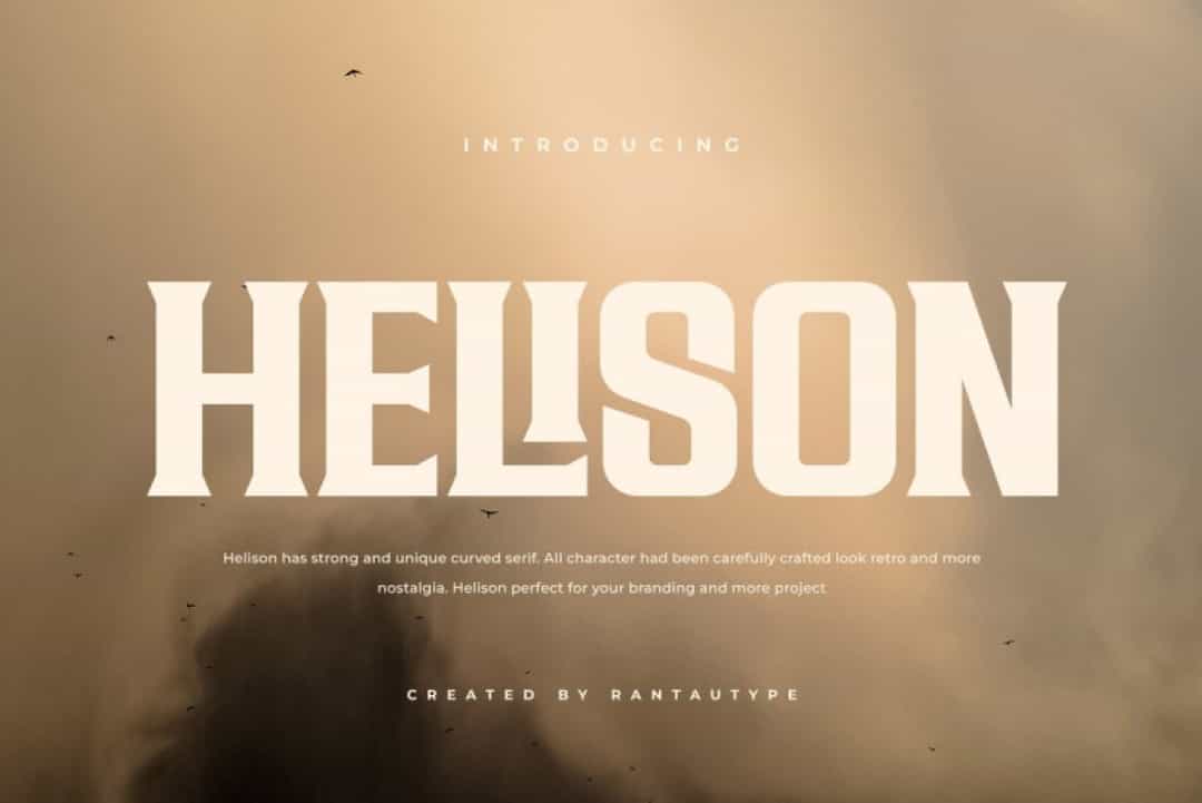 Helison Font Image 4