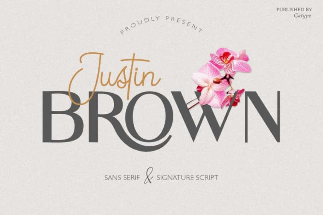 Justin Brown Font Image 4