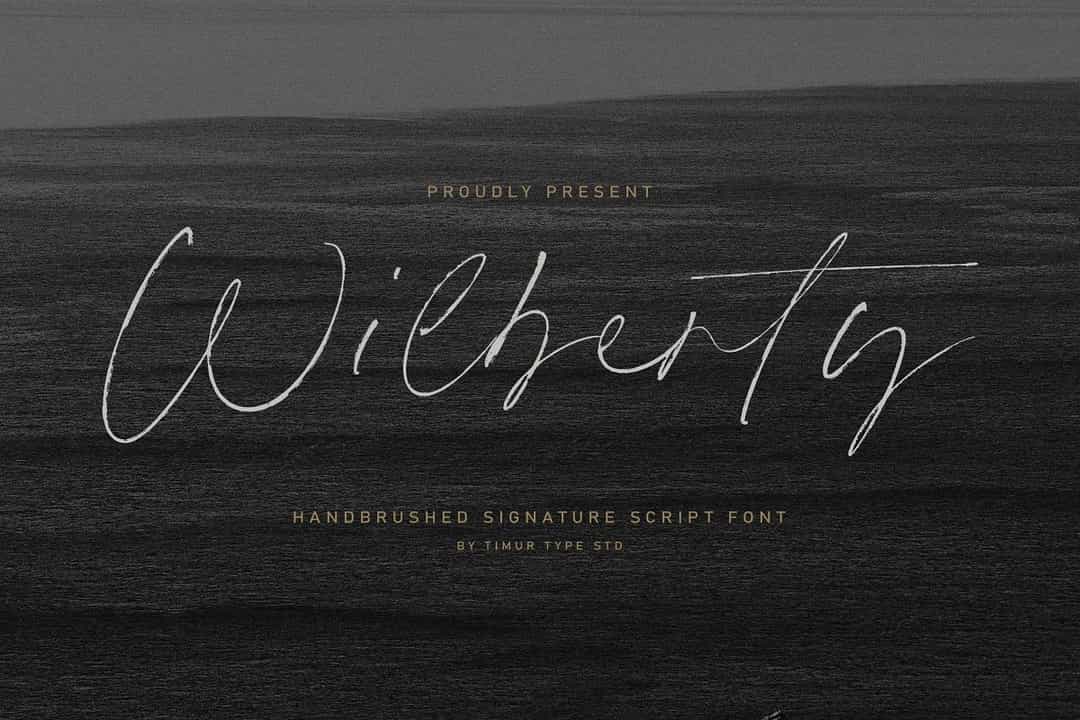 Wilberty Font Image 10