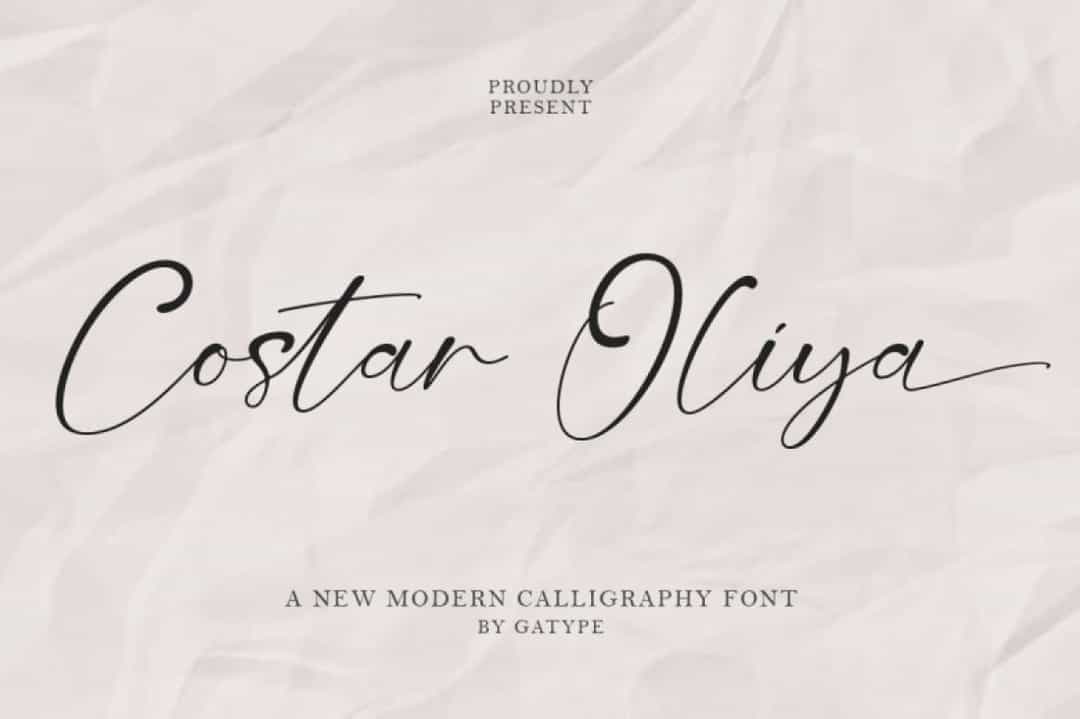 Costar Oliya Font Image 13