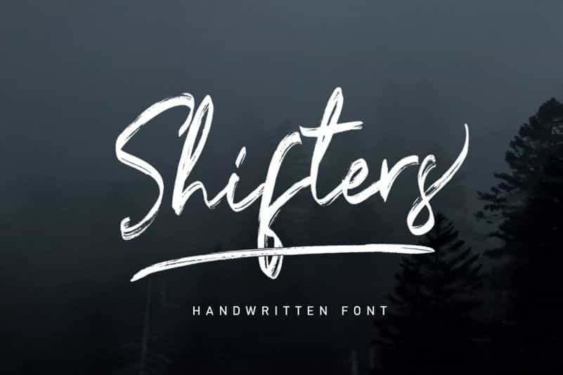 Shifters Font Image 1