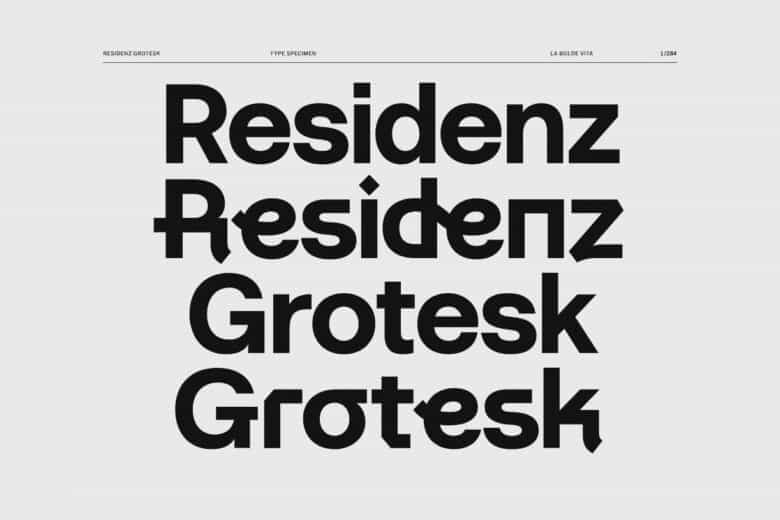 Residenz Grotesk Font Family Image 1