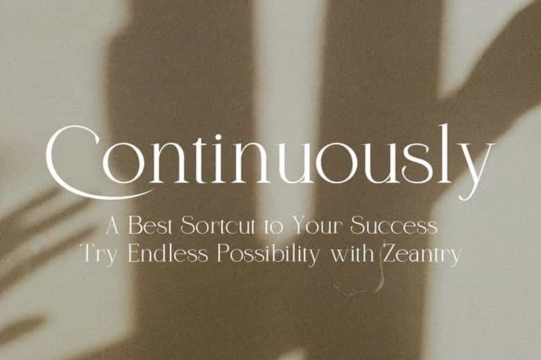 Zeantry Font Image 2