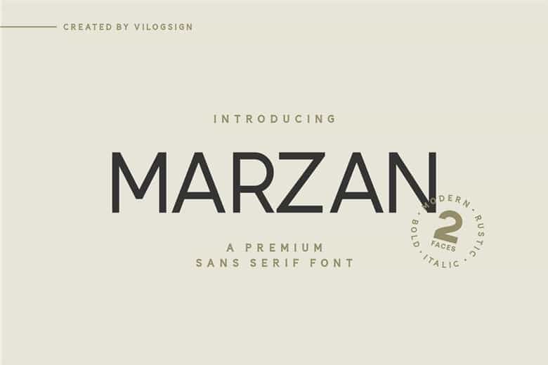 Marzan Font Family Image 1