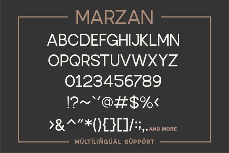 Marzan Font Family Image 3