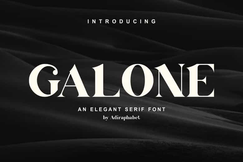 Galone Font Image 1