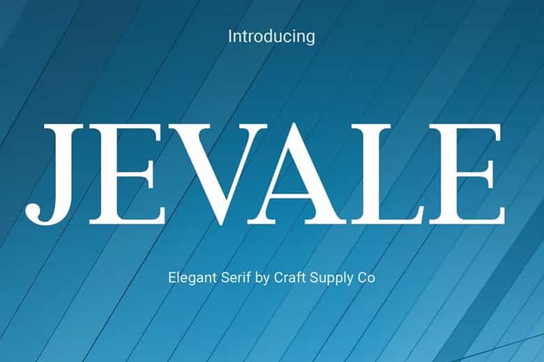 Jevale Font Image 1