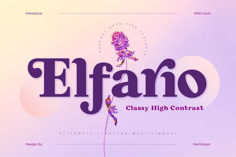 Elfario Font Image 1