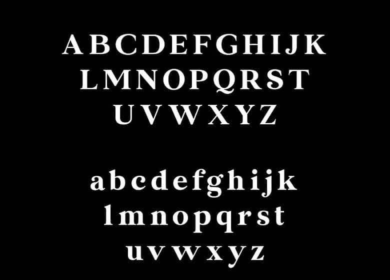 Modern Abstract Font Image 2