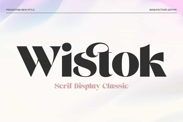 Wistok Font Image 1