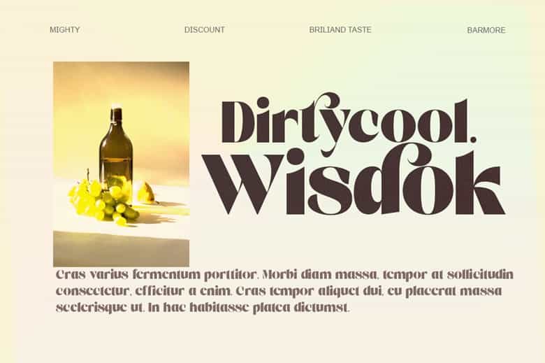 Wistok Font Image 2