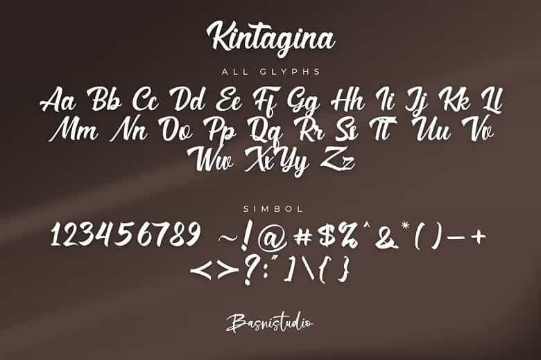 Kintagina Font Image 3