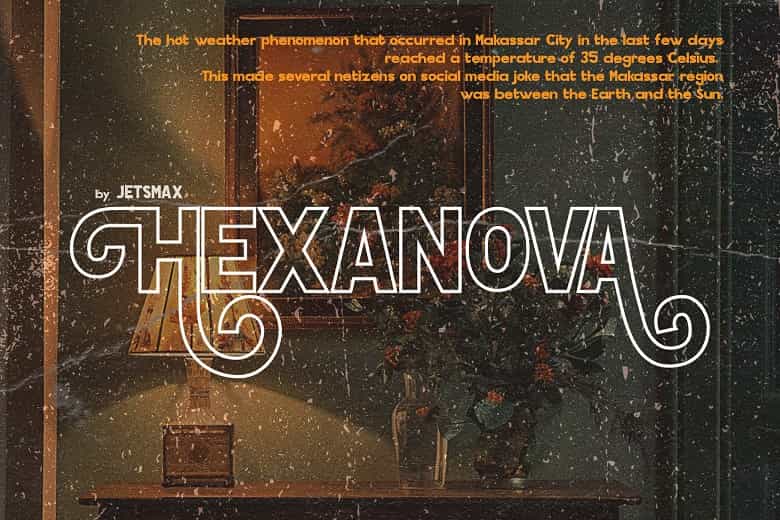 Hexanova Font Image 3
