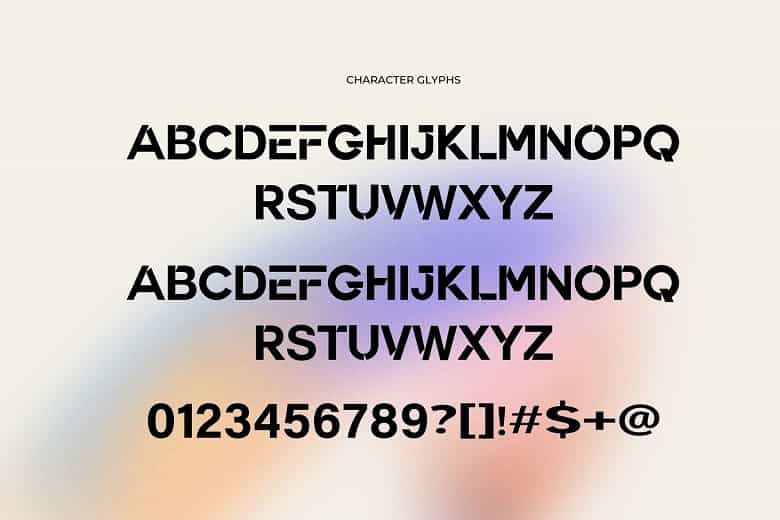 Genflox Font Image 3