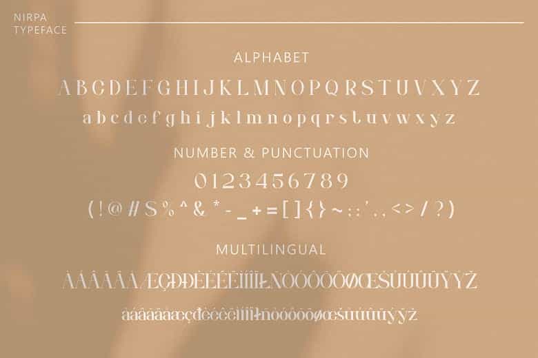 Nirpa Font Image 3