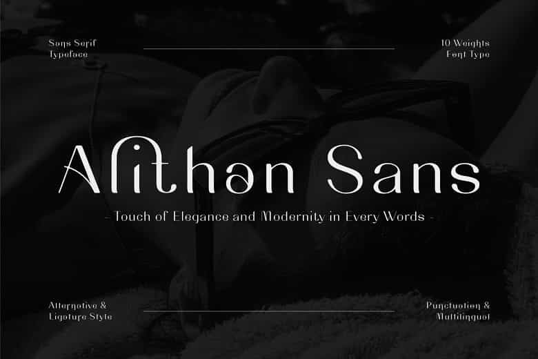 Alithan Sans Font Family Image 1