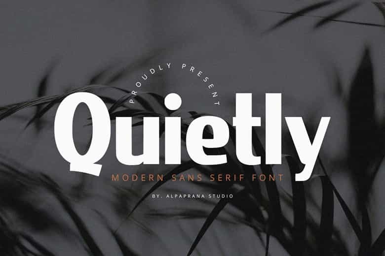 Quietly Font Image 1