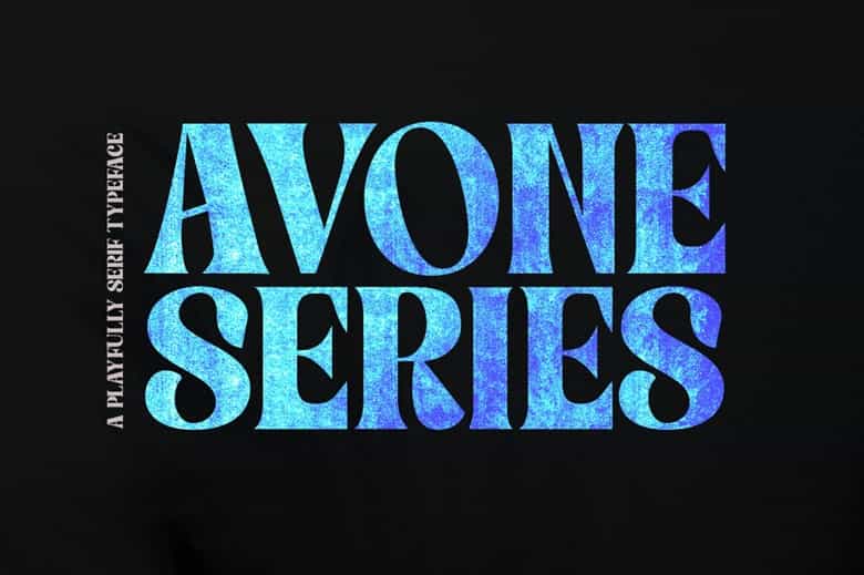 Avone Series Font Image 1