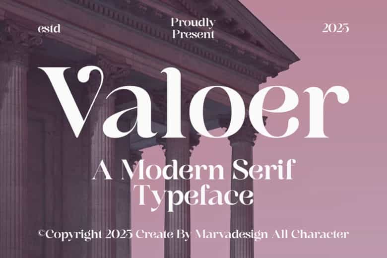 Valeor Font Image 1