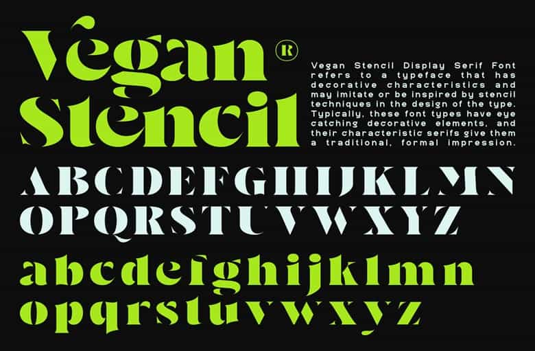 Vegan Font Image 2