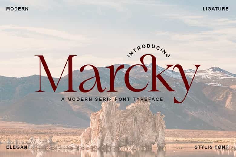 Marcky Font Image 1