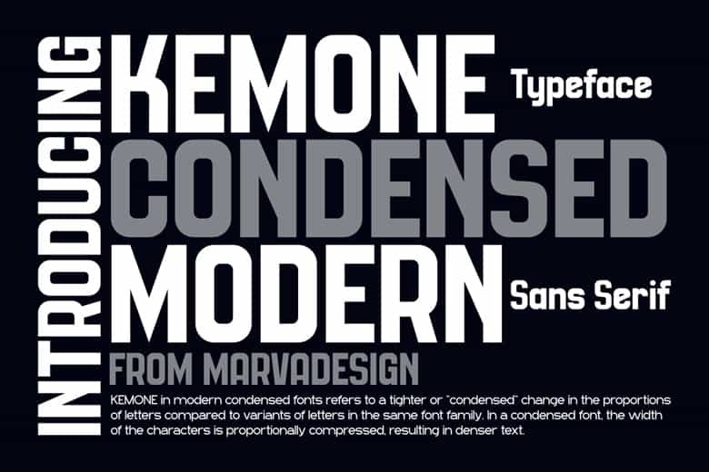 Kemone Font Image 1