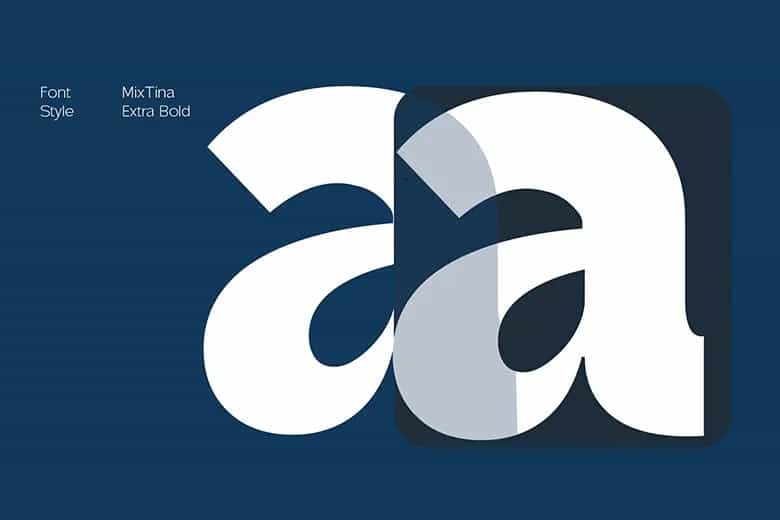 MixTina Font Image 2