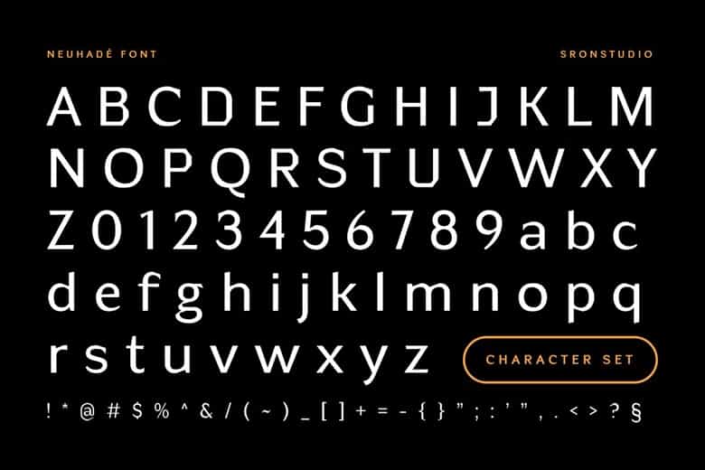 Neuhade Font Family Image 3