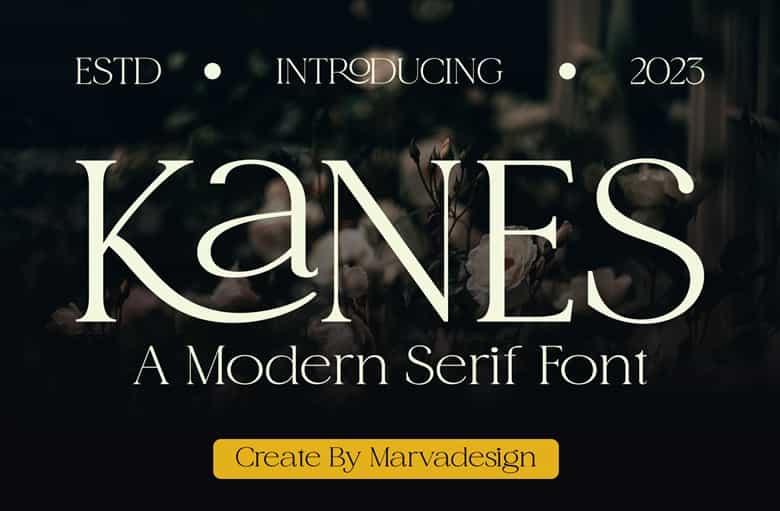 Kanes Font Image 1