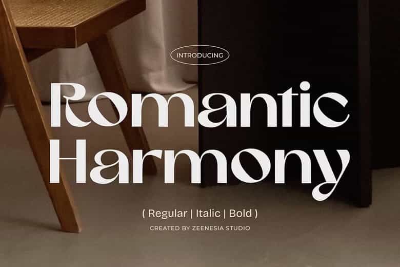 Romantic Harmony Font Image 1