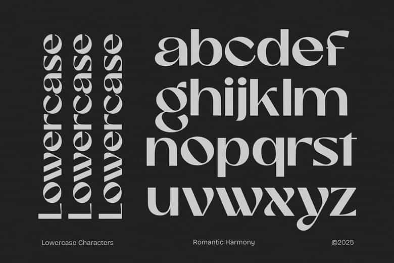 Romantic Harmony Font Image 3