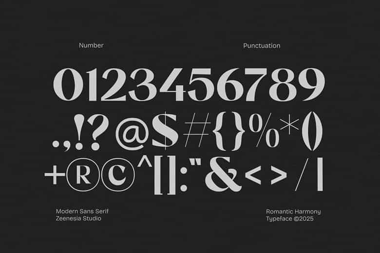 Romantic Harmony Font Image 4
