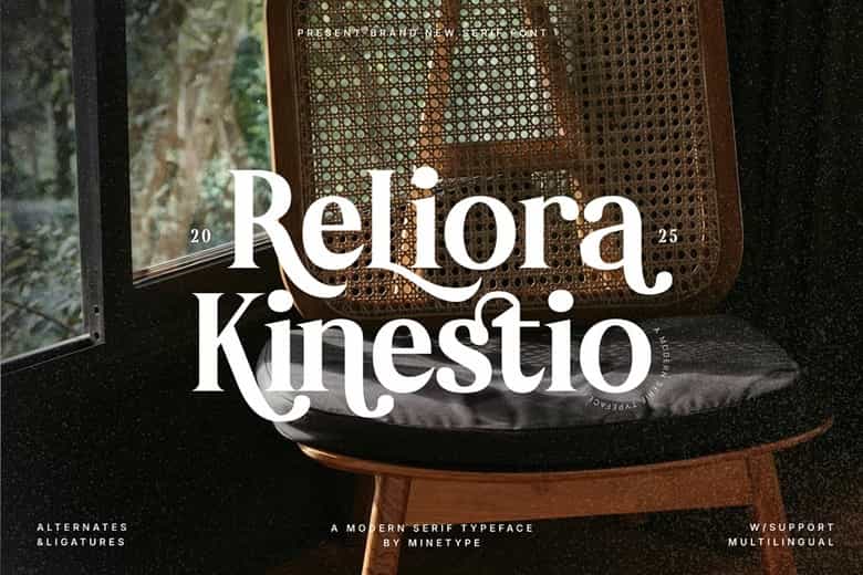 Reliora Kinestio Font Image 1