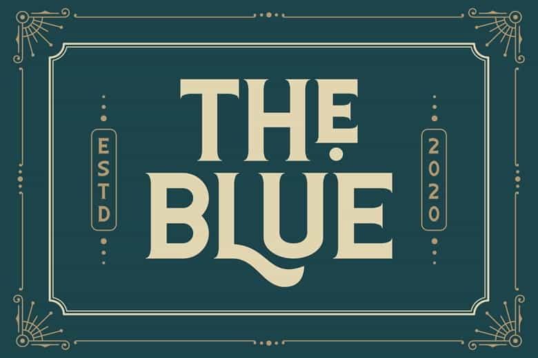 Blue Font Image 1