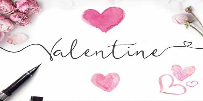 Valentine Love Font Image 1