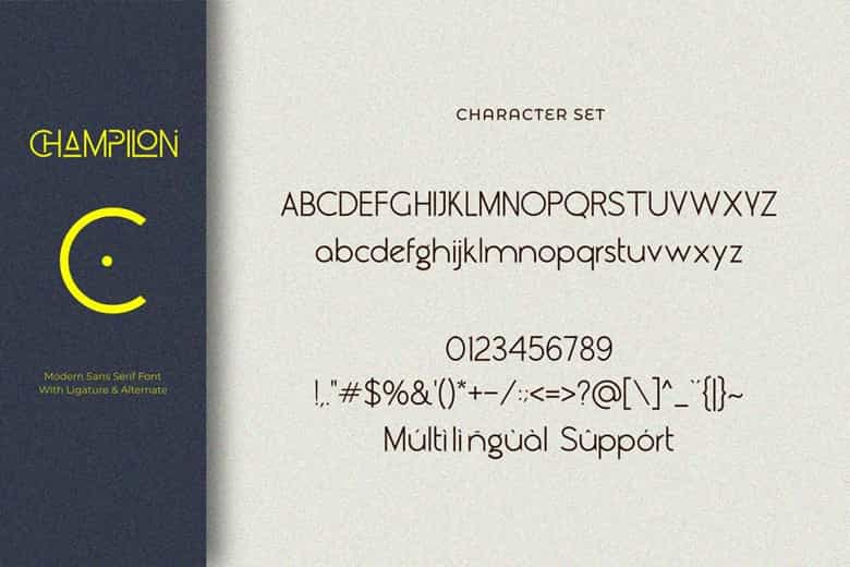 Champilon Font Image 3
