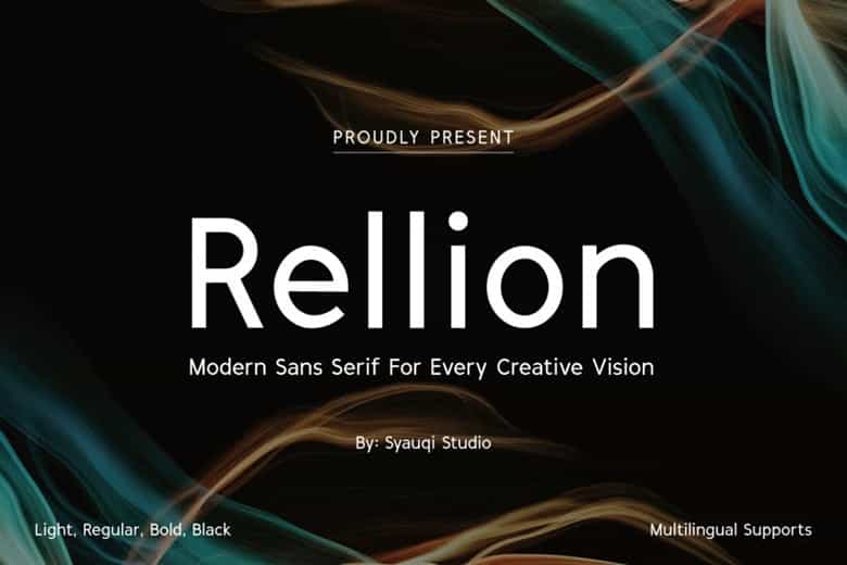 Rellion Font Image 1