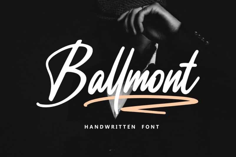 Ballmont Font Image 1