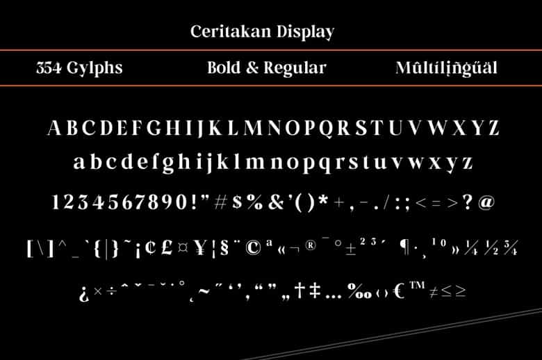 Ceritakan Display Font Image 3