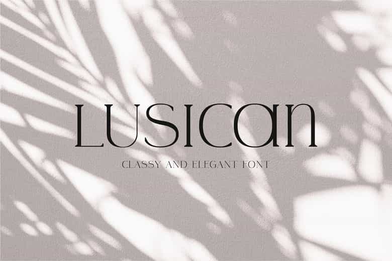 Lusican Font Image 1
