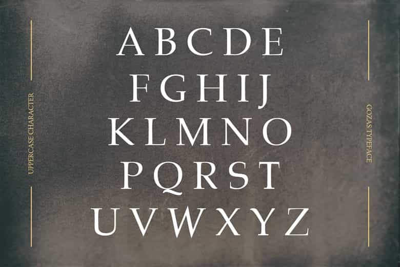 Gozas Font Image 2