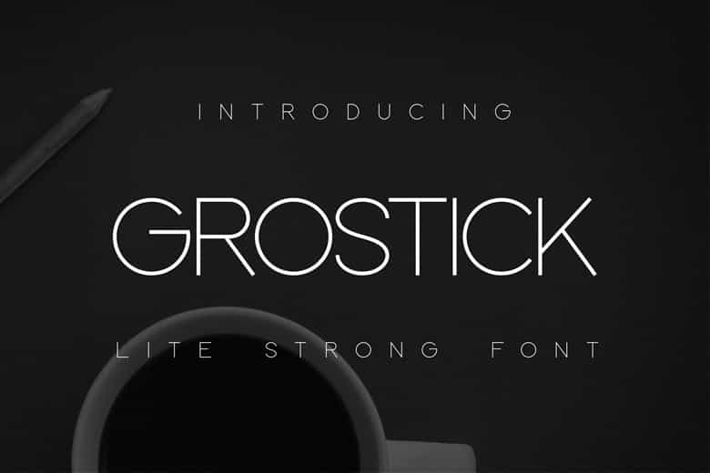 Grostick Font Image 1