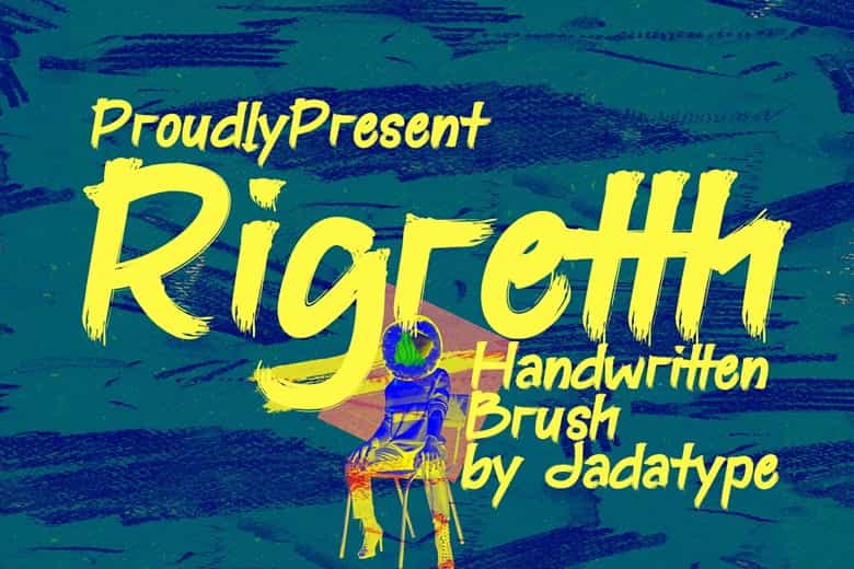 Rigretth Font Image 1