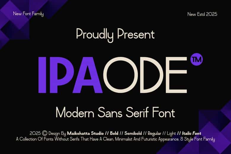 Ipaode Font Family Image 1