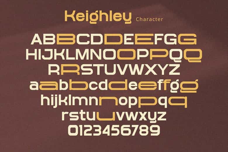 Keighley Font Image 3