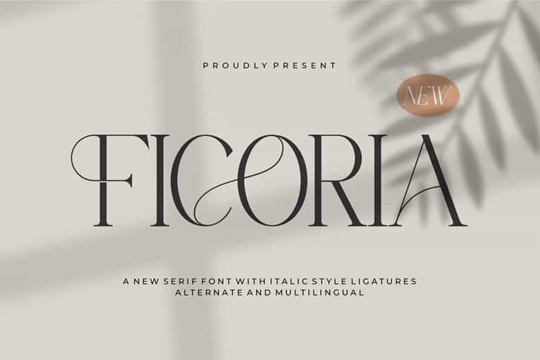 Ficoria Font Image 1